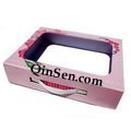 Corrugated Paper Box with Pvc window & Handle for Apperal