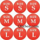 Custom Paper sticker, paper label for size