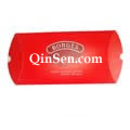 Red Pillow Pack Box with Custom Logo