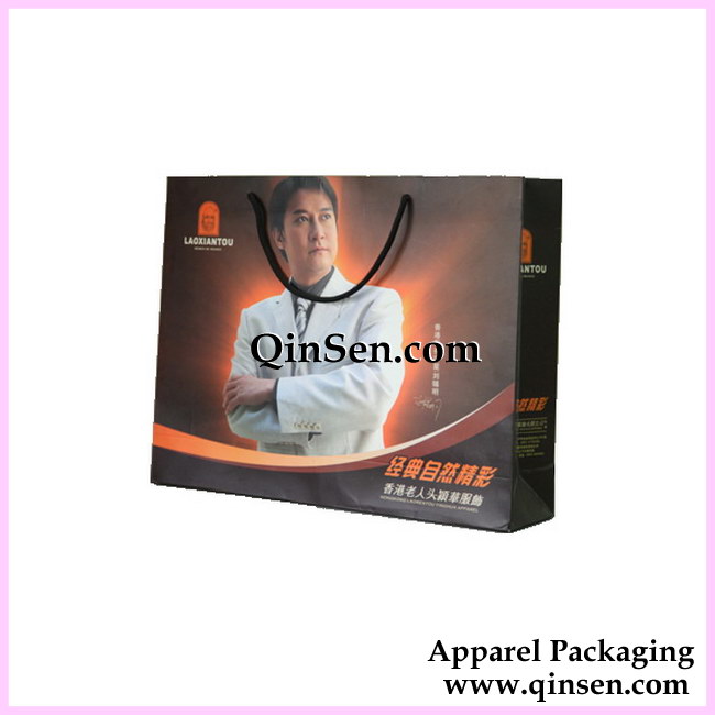 Custom Paper Shopping Bag for Clothing-AB00367