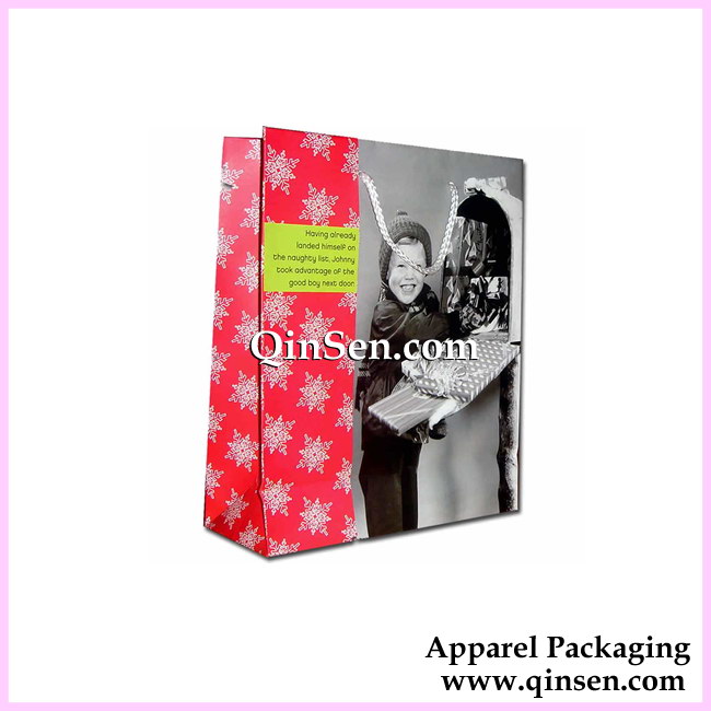 Custom Promotional Paper Bag For Children Gift/Suit-AB00573