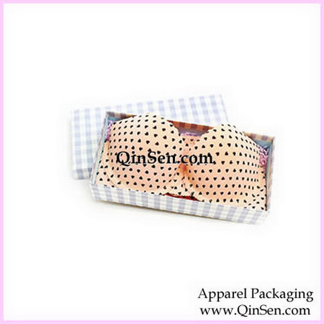 Custom Rigid Cardbarod Boxes for Bra Packaging-GX00607