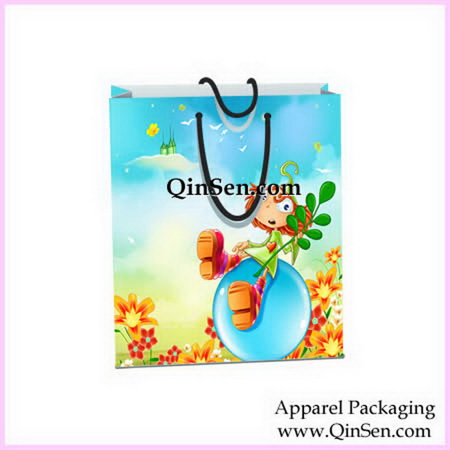 Custom Design Paper Bag for Baby Clothing-GDG000207