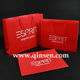 Shopping Bag PAX00002<br>Item:<strong>Elegant red color paper Shopping bag with white logo</strong><br>
<br>
This is Esprit's shopping bag photo.<br>
<br>
Red back ground ,Red rope with matte lamination<br>
<br>
Very Elegant for design reference.<br>
<br>
<small>Please note that this photo shown ... Shopping Bag PAX00002<br>Item:<strong>Elegant red color paper Shopping bag with white logo</strong><br>
<br>
This is Esprit's shopping bag photo.<br>
<br>
Red back ground ,Red rope with matte lamination<br>
<br>
Very Elegant for design reference.<br>
<br>
<small>Please note that this photo shown ...