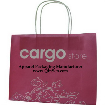 Customized Printing Kraft Paper Bag for Shopping