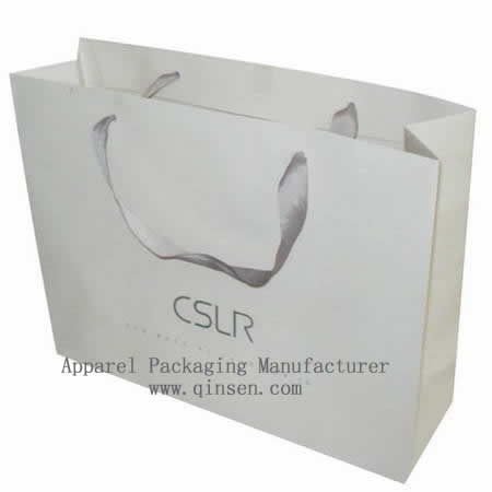 Color Paper Shopping Gift Bag with Logo