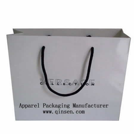 Paper Shopping Gift Bag with Rope Handle
