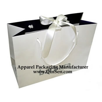 Luxury paper Shopping Bag with Custom logo