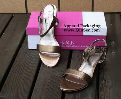 Custom luxury Printed handmade Cardboard Shoe box for famous brand