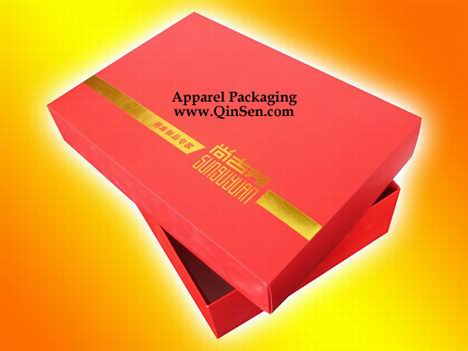 Custom Hot stamped Paper foldable Box for Apparel/Clothing