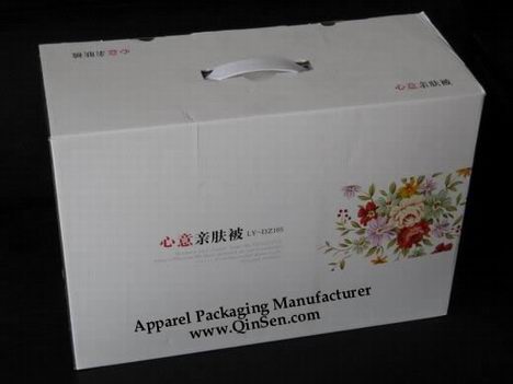 Color Pringing Corrugated box for Bedding Product Packaging