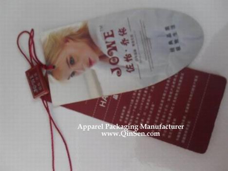 Fashionable Customized Paper Hang Tag for Clothing