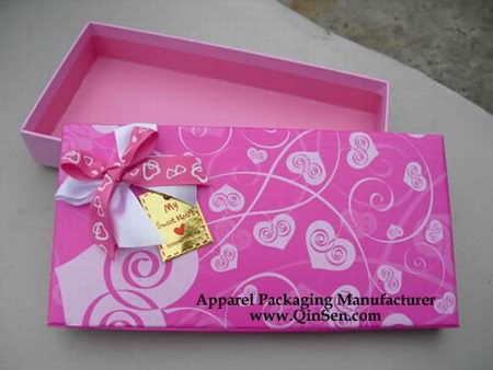 Excellent Silk Scarves Box with bowknot
