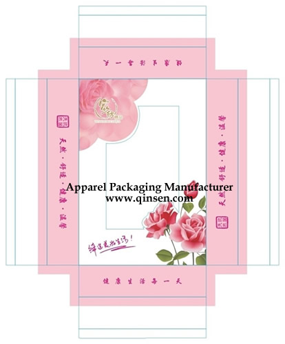 custom luxury printing Scarf Paper Gift Boxes with window and flower design