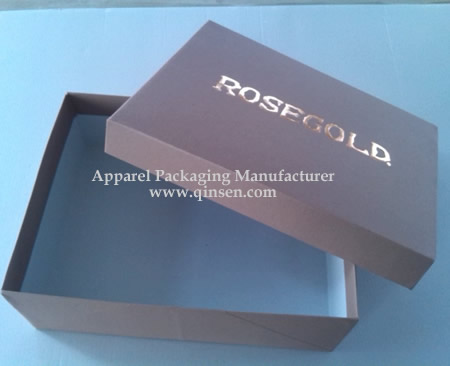 custom branded fashion packaging box
