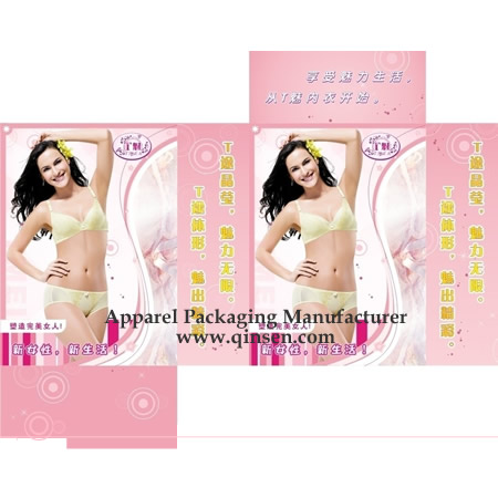 Paper Box Box with Custom Design for lady lingerie