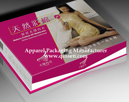 Rigid Cardboard Box for Woman Underwear Packaging
