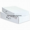 Apparel Carrying Cases PX000134<br>Item:White Apparel Carrying Box with plastic handleSize: As per your requirepmentThis is Corrugated Box.Corrugated Box Specification:1 Materials:Corru...
