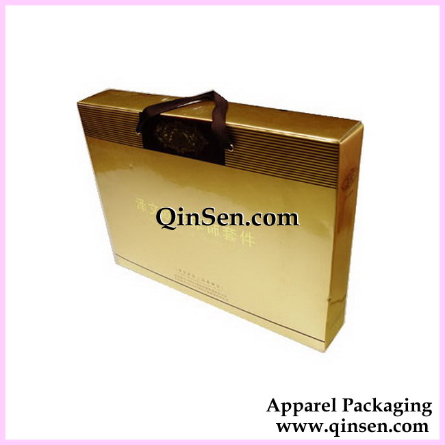 Corrugated Paper Box with Handle for Home textile Packaging