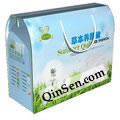 Custom Corrugated Textile Packaing box with rope handle
