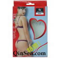 Lingerie Box with PVC Heart Window<br>Foldable Paper Box