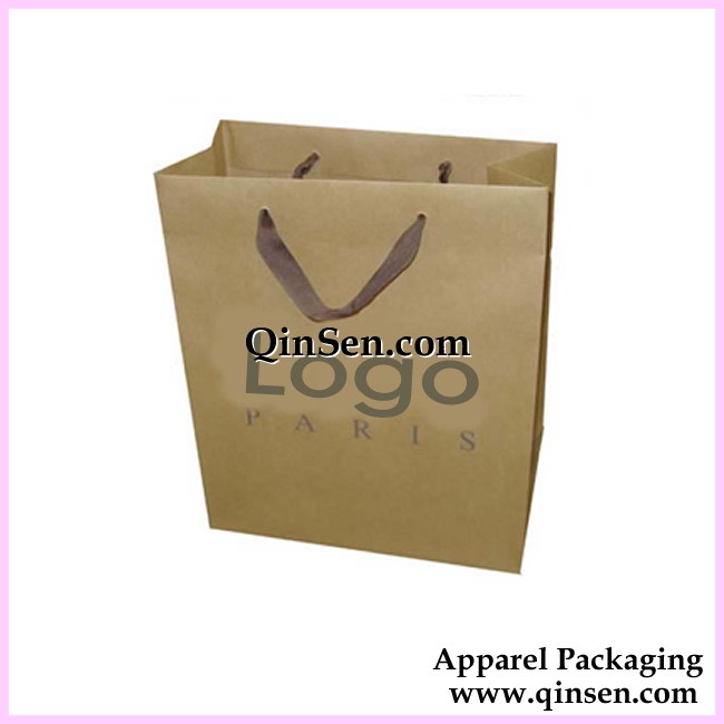 Brown Kraft paper Euro-Tote bag-AB00014