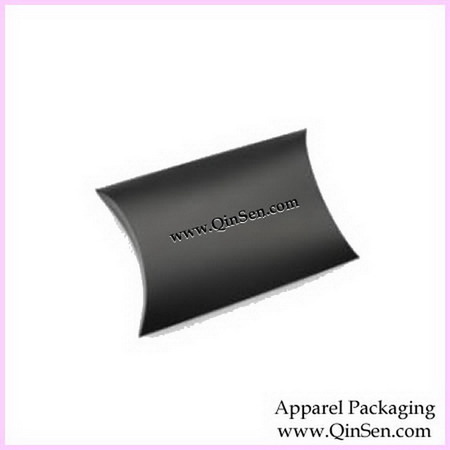 Black Pillow Box with Matte Lamination-GPP0002