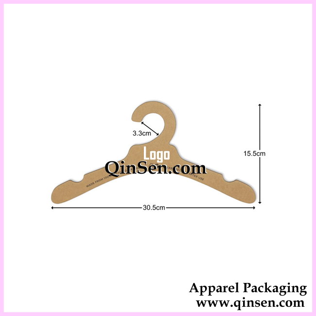 ECO Cardboard Hanger Garment Display for Infant Children,Non-Slip Toddler Clothes Pants Hangers