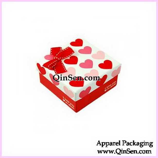 Lovely Lingerie box with Heart Design-Rigid Hat Box-GX00064