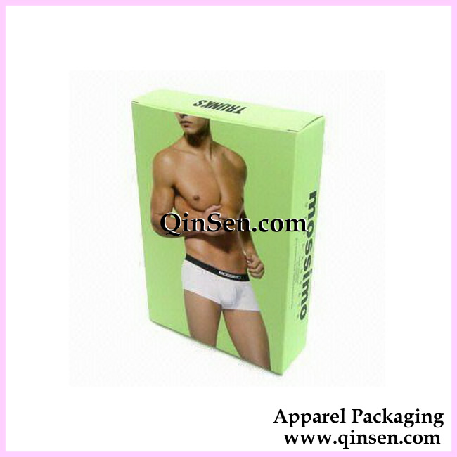 Classic Color Printing Man's Briefs Box-Foldable one-piece box-GX00303