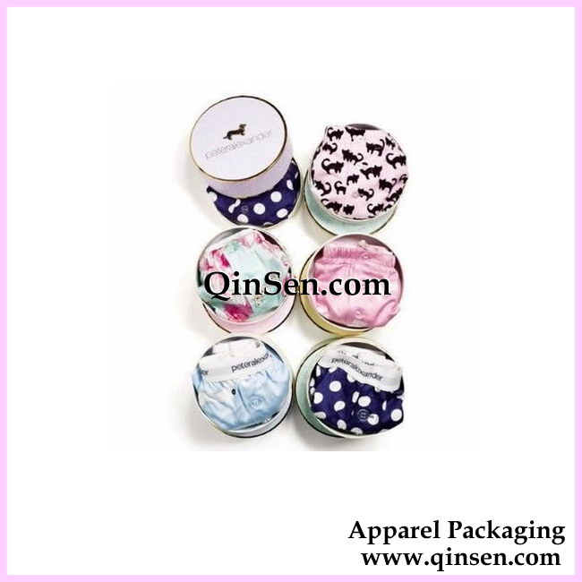 Custom Round Rigid Pants Boxes-GX00608