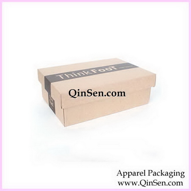 Brown corrugated paper Moving Boxes For Shoes-GX00609