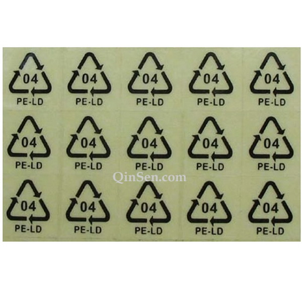 Self-adhesive Sticker with transparent PVC/PE-ST003