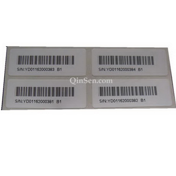Custom Paper sticker for barcode-ST005