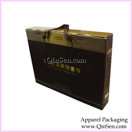 Corrugated Paper Box with Handle for Home textile Packaging-GX00591