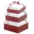 Custom Nested Paper Boxes with Ribbon