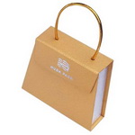 Lovely rigid gift boxes with handle for Garment Packaging