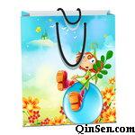 Custom Design Paper Bag for Baby Clothing