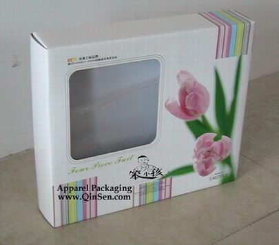 Custom Printing Quality Quilt Box with window