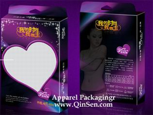 Panties Box Design with Heart Window