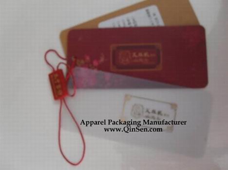 Custom Garments Paper Tag with Fashion Design