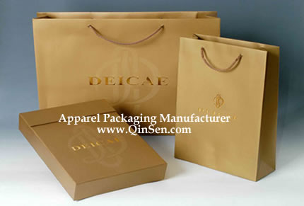 Luxury Branded Clothing Box with matching branded Shopping Bag