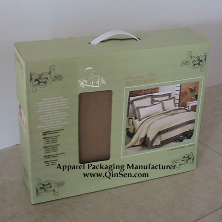 Classic Fashion Quilt Packaging Box with Window