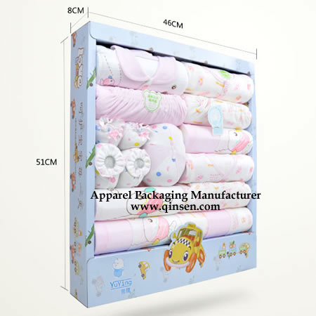 Custom fashion noble babys suit Set Packaging Box